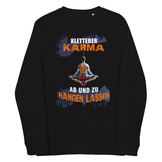 KLETTERER KARMA - Unisex Bio-Raglan-Sweatshirt